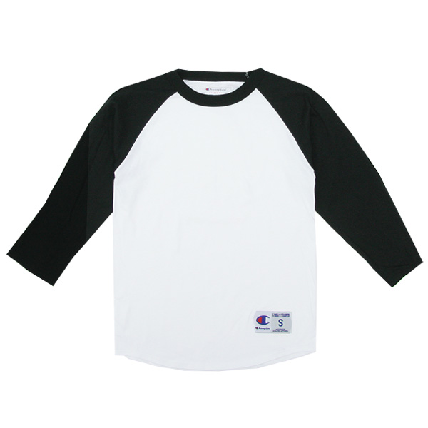 チャンピオン Champion  ラグラン ベースボール Tシャツ 5.2oz Raglan Baseball Tee  t1397  メンズ 7分袖 Tシャツ[AA-2]｜neo｜02