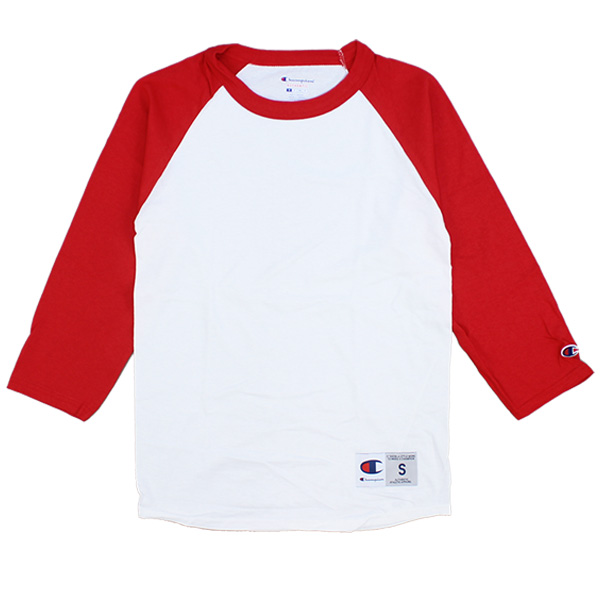 チャンピオン Champion  ラグラン ベースボール Tシャツ 5.2oz Raglan Baseball Tee  t1397  メンズ 7分袖 Tシャツ[AA-2]｜neo｜07