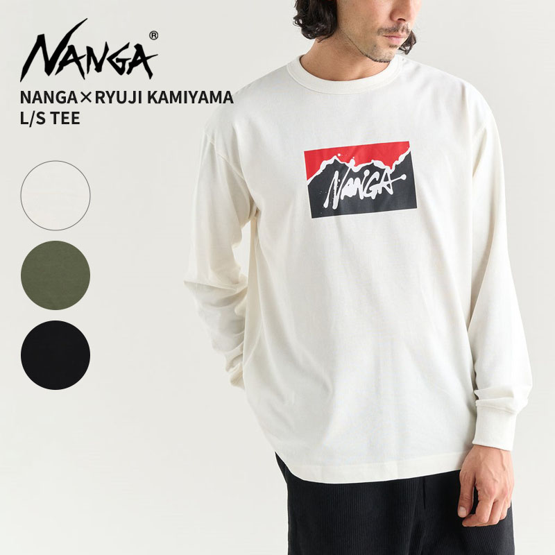 ナンガ Tシャツ ロンT メンズ 長袖Tシャツ レディース NANGA NANGA×神山隆二 ロングスリーブ Tシャツ NANGA×RYUJI KAMIYAMA L/S TEE  C2530-1L003Z NANGA（ナンガ） Tシャツ ロンT メンズ 長袖Tシャツ レディース NANGA