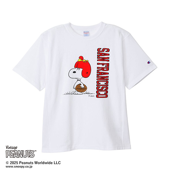 Champion（チャンピオン） メンズ ピーナッツコラボ 半袖Tシャツ
