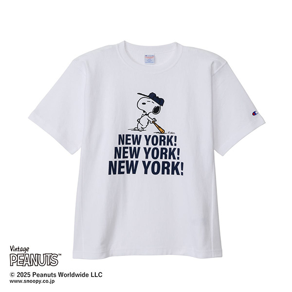 チャンピオン メンズ ピーナッツコラボ 半袖Tシャツ Champion リバースウィーブ ショートスリーブTシャツ 25SS スヌーピー Tシャツ トップス C3-B351 Champion チャンピオン メンズ ピーナッツコラボ 半袖Tシャツ