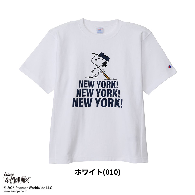 Champion チャンピオン メンズ ピーナッツコラボ 半袖Tシャツ