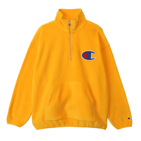 Champion（チャンピオン） メンズ フリースジャケット ハーフジップ