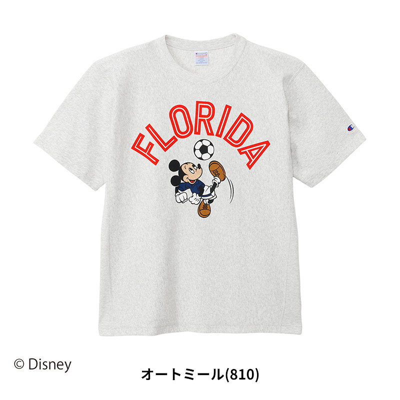 希少 ネイバーフッド × チャンピオン 00s ヴィンテージ 刺繍 TシャツLL Champion（チャンピオン） メンズ 半袖Tシャツ ミッキープリント