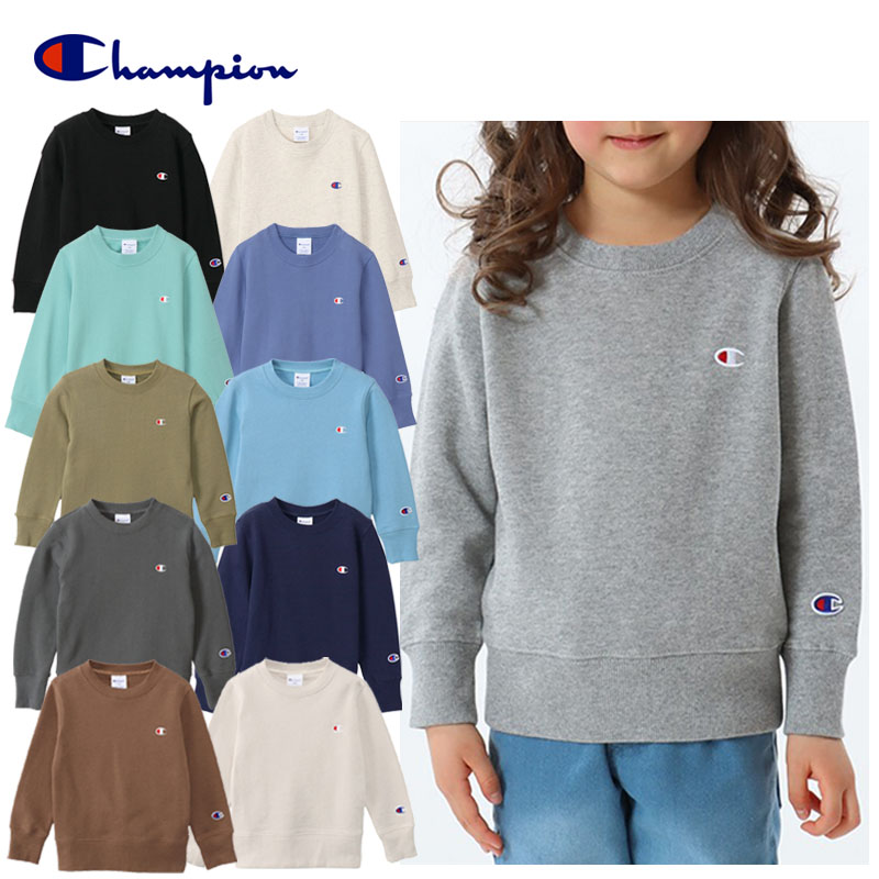 チャンピオン(Champion) キッズ クルーネック スウェットシャツ(ck-t001) /子供[AA] :ck-t001:Neo Globe  Yahoo!店 - 通販 - Yahoo!ショッピング