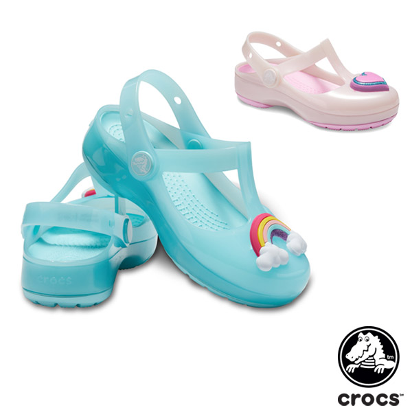 未使用 crocs クロックス 未使用タグ付 サボ サンダル イザベラ crocs クロックス CROCS イザベラ チャーム クロッグ キッズ