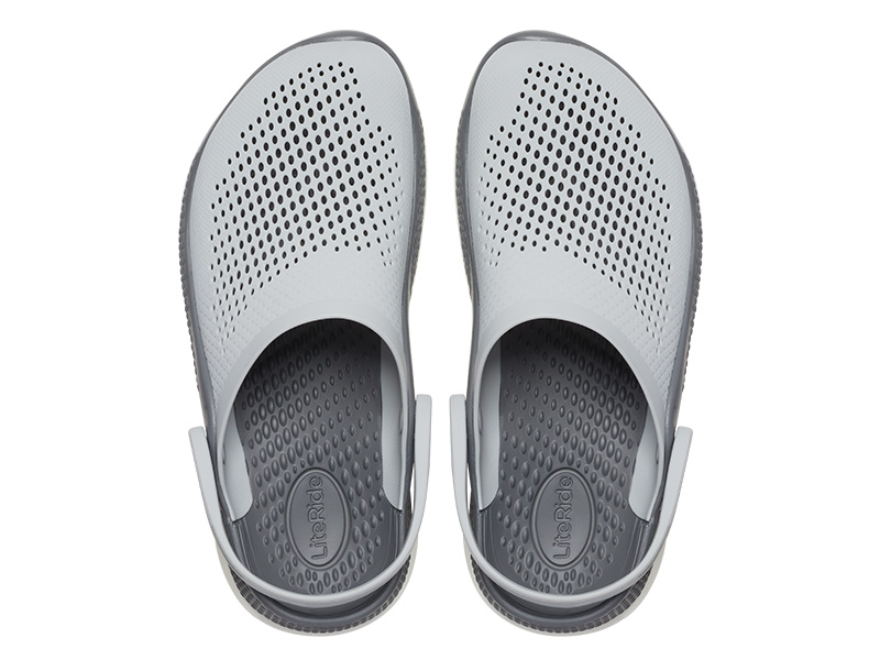 グレー クロッグサンダル*6 サンダル クロックス crocs エコークロッグ アトモスフィア グレー