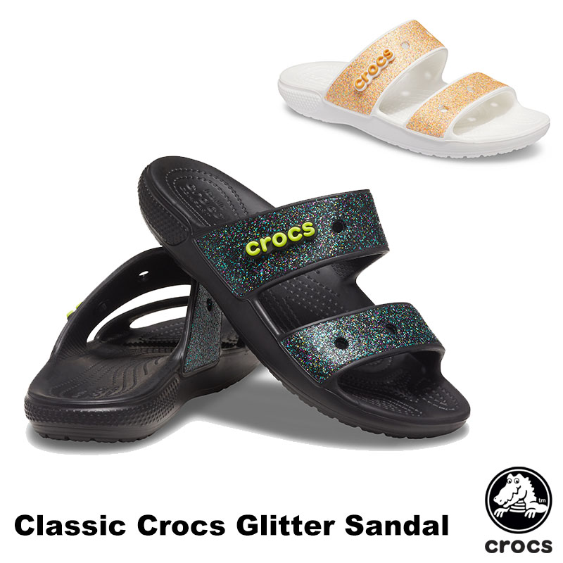 クロックス CROCS クラシック クロックス グリッター サンダル classic crocs glitter sandal メンズ  レディース【男女兼用】 [BB] :cr-207309:Neo Globe Yahoo!店 - 通販 - Yahoo!ショッピング