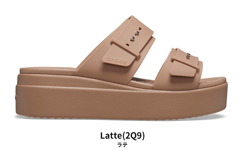 crocs クロックス サンダル CROCS ブルックリンロウ ウェッジ