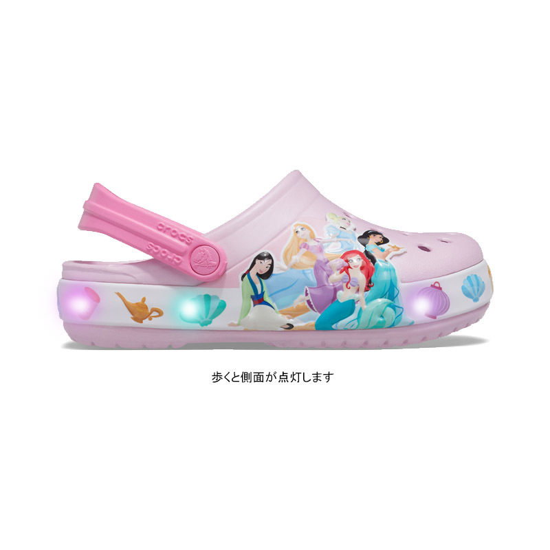 あなたにおすすめの商品 クロックス Crocs ファン ラブ ディズニー プリンセス ライツ クロッグ キッズ Fun Lab Disney Princess Light Clog K サンダル 7076 Www Bgcfauquier Org