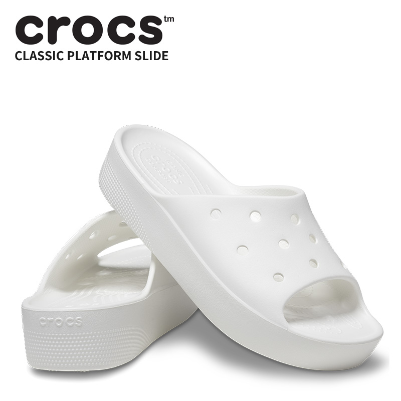 crocs（クロックス） クラシック プラット フォーム スライド classic
