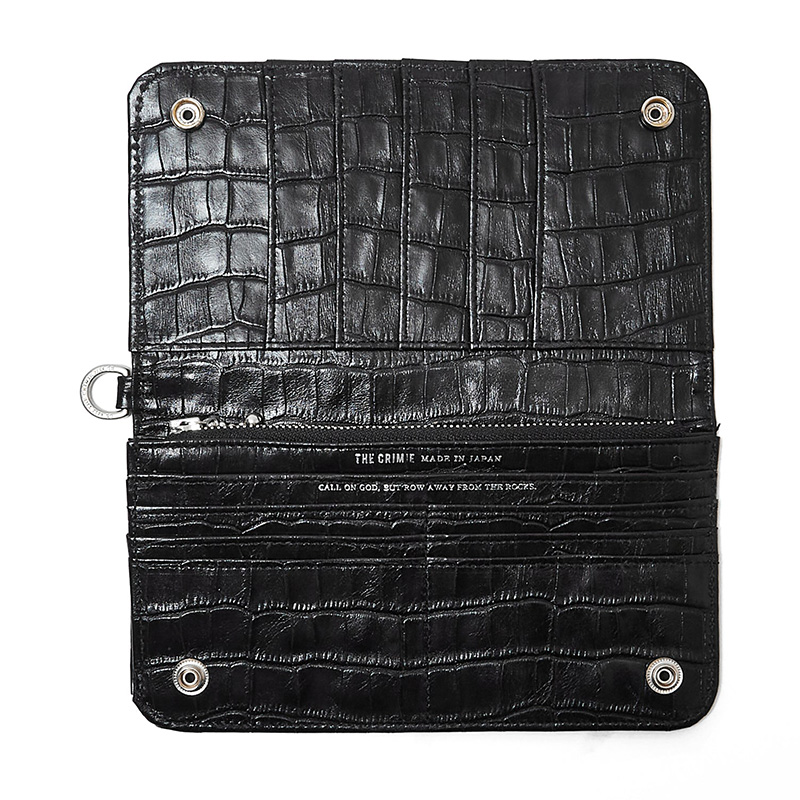 完売品！ CRIMIE クライミー クロコダイル　トラッカーウォレット CRIMIE（クライミー） メンズ レザーウォレット 長財布 THE CRIMIE