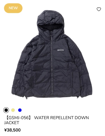 GRIP SWANY（グリップスワニー） メンズ ダウンジャケット 撥水