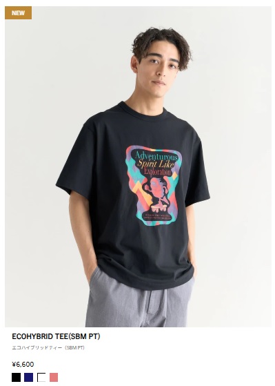 NANGA（ナンガ） ユニセックス Tシャツ エコハイブリッド SBM プリント