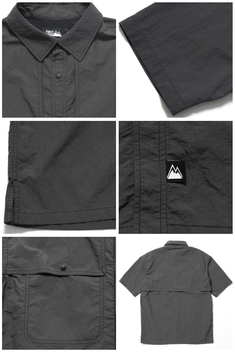 FIRST DOWN（ファーストダウン） リバーシャツ 半袖 RIVER SHIRTS S S
