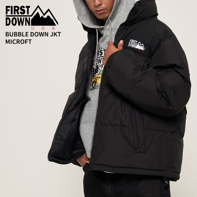 ファーストダウン メンズ ダウンジャケット FIRST DOWN バブルダウンジャケット マイクロフト BUBBLE DOWN JKT MICROFT F942001 アウター 冬 FIRST DOWN（ファーストダウン） メンズ ダウンジャケット バブル
