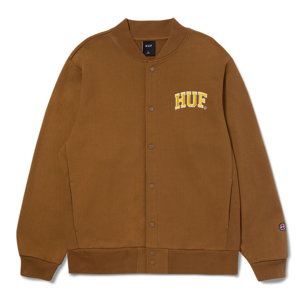 ハフ（HUF) ATHLETIC CARDIGAN SWEATER スウェット カーディガン 男性