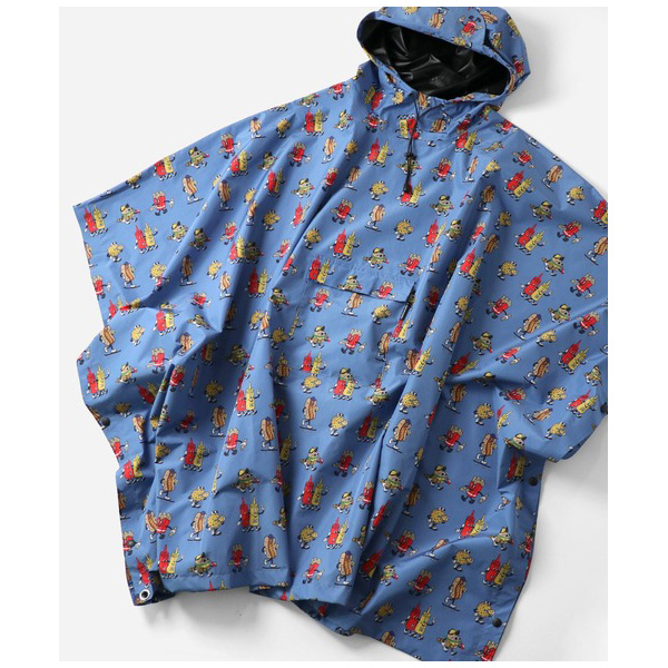 新品　ジムマスター　覆面レスラー　プルオーバーレインポンチョ 25ss gym master ジムマスター レインコート 耐水 防水 雨具 ポンチョ