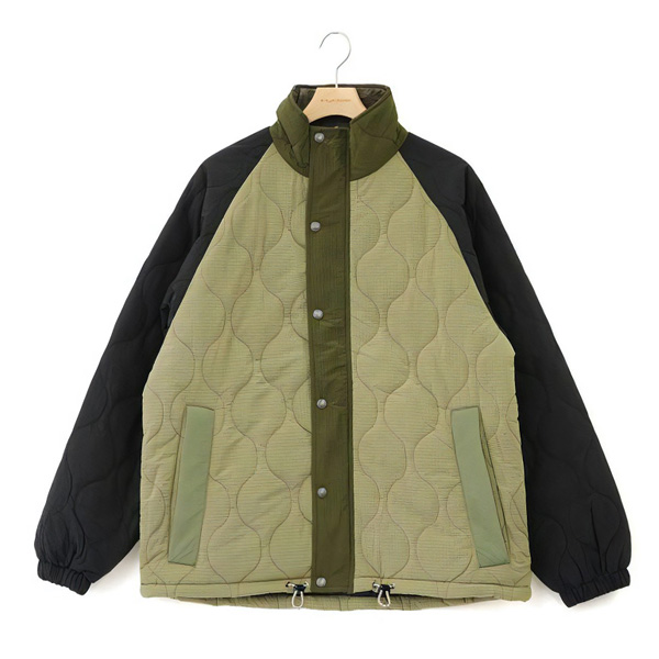 ジムマスター ユニセックス アウター gym master リップストップキルティングスタンドJKT 秋 冬 防寒 g433790 gym master（ジムマスター） ユニセックス アウター リップストップ