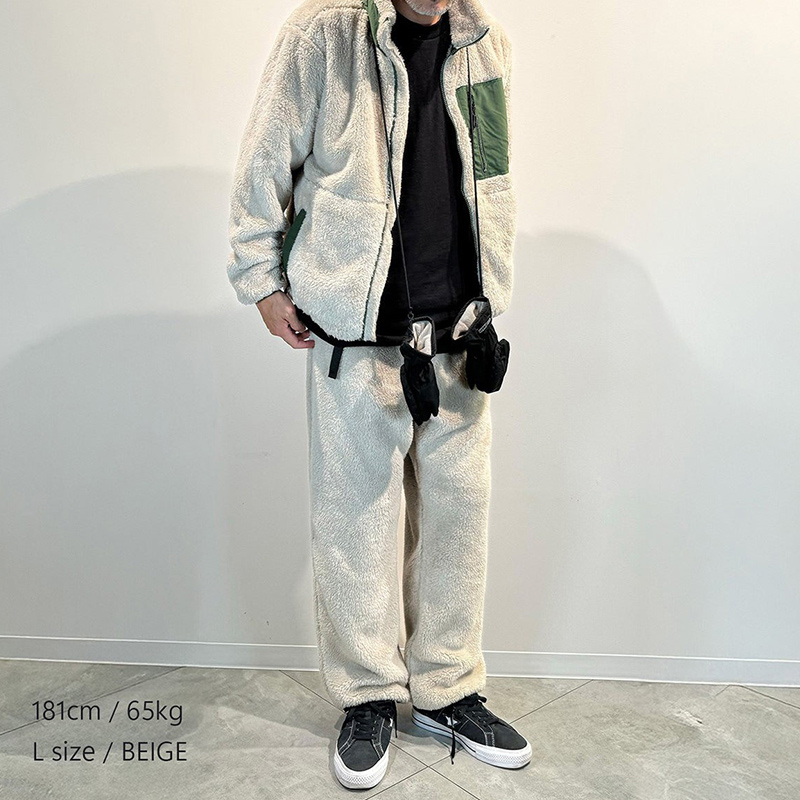 GRIP SWANY（グリップスワニー） メンズ ボア アウター コーラル