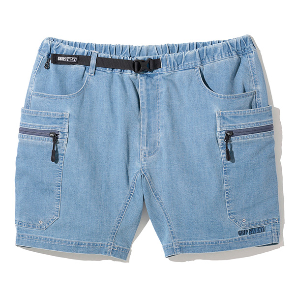 STABRIDGE × GRIP SWANY カーゴショーツ ライトブルー XL the Apartment