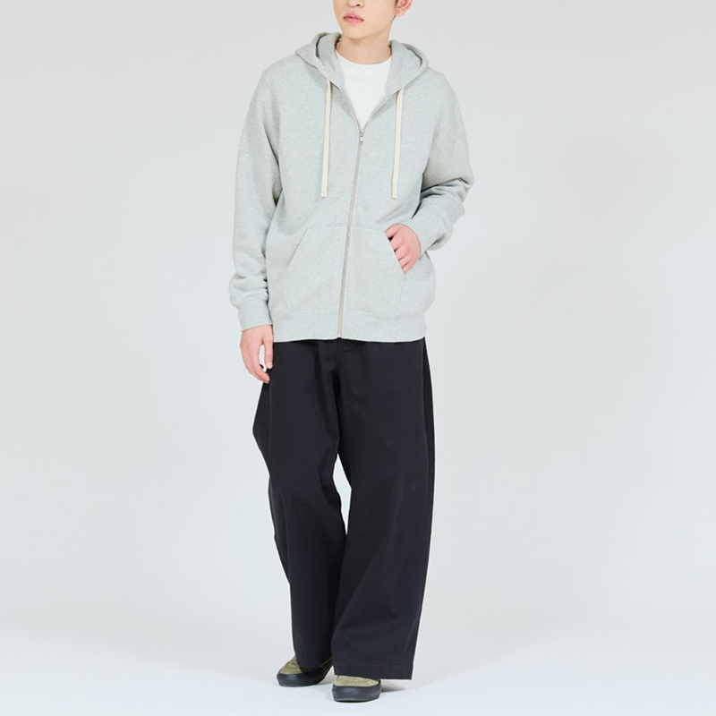 Hanes（ヘインズ） メンズ ジップパーカー 裏毛 HANES SWEATS MOKU