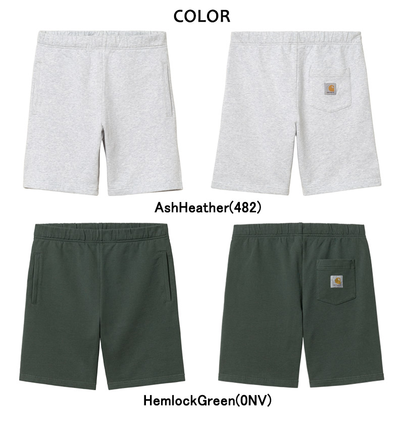 カーハート ダブリューアイピー Carhartt WIP POCKET SWEAT SHORT