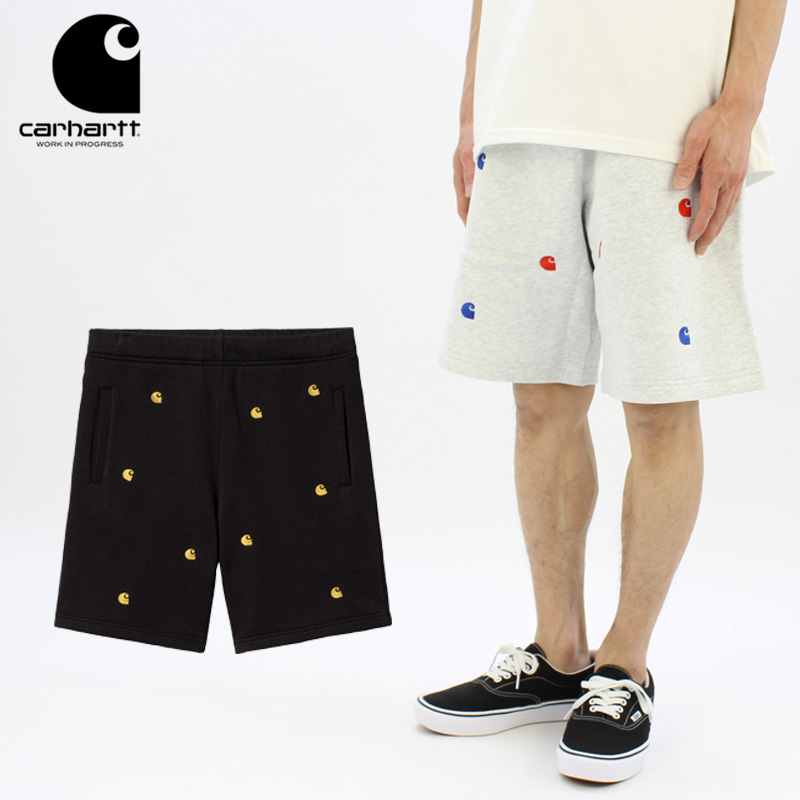 カーハート ダブリューアイピー ショートパンツ 短パン Carhartt WIP SEEK SWEAT SHORT  メンズ ショート スウェット パンツ メンズ 男性 ボトムス i031690 i031690.jpg