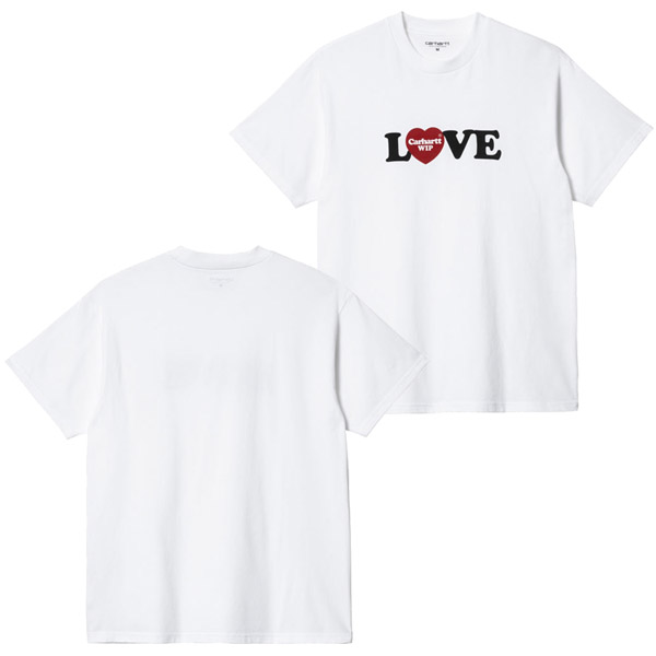 カーハート ダブリューアイピー Carhartt WIP S/S LOVE T-SHIRT i032179 メンズ 半袖  ハートロゴ Tシャツ カットソー[AA]｜neo｜02