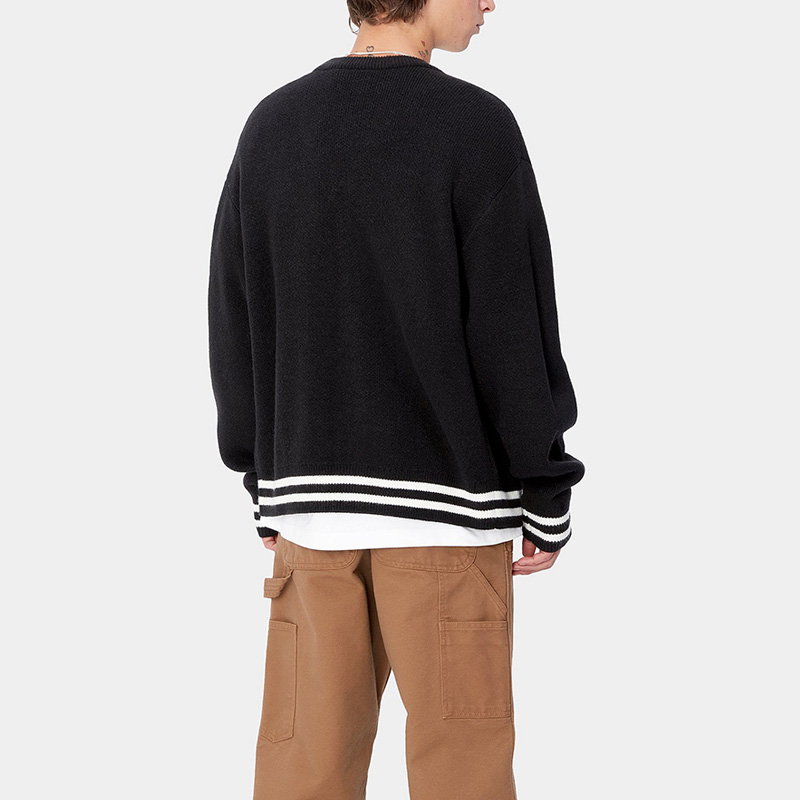 carhartt 幾何学模様 カーディガン Mサイズ Carhartt（カーハート）の「CARHARTT BARU CARDIGAN / カーハート バル