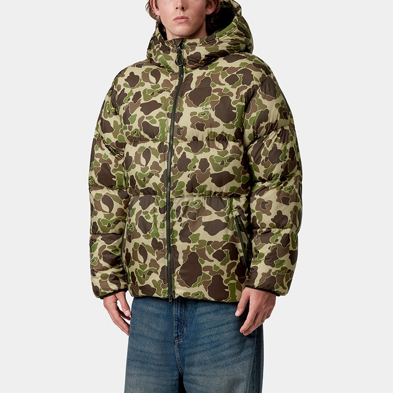 【年明け大放出セール！】Carhartt 迷彩 カモ柄 中綿ジャケット Carhartt WIP（カーハートワークインプログレス） カーハート