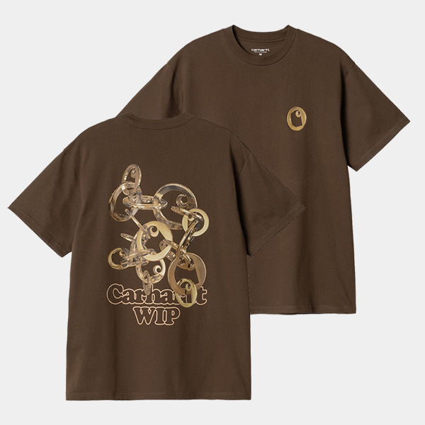 カーハート ダブリューアイピー メンズ プリント 半袖 Tシャツ  Carhartt WIP ショートスリーブリンクドチャームスTシャツ  i034410 並行輸入】カーハート ダブリューアイピー Carhartt WIP メンズ