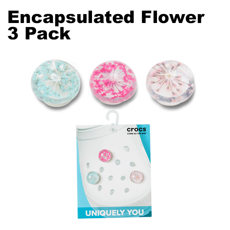 クロックス CROCS ジビッツ jibbitz エンキャブスレーティド フラワー 3個パック Encapsulated Flower シューズ アクセサリー 花 ゆうパケット可 [小物] [AA-2] :jbn-encap-3pk:Neo Globe Yahoo!店 - 通販 -  Yahoo!ショッピング