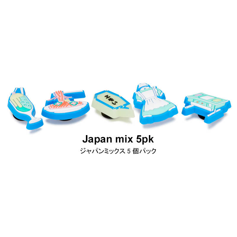 ジビッツ クロックス CROCS jibbitz ジャパン ミックス 5個