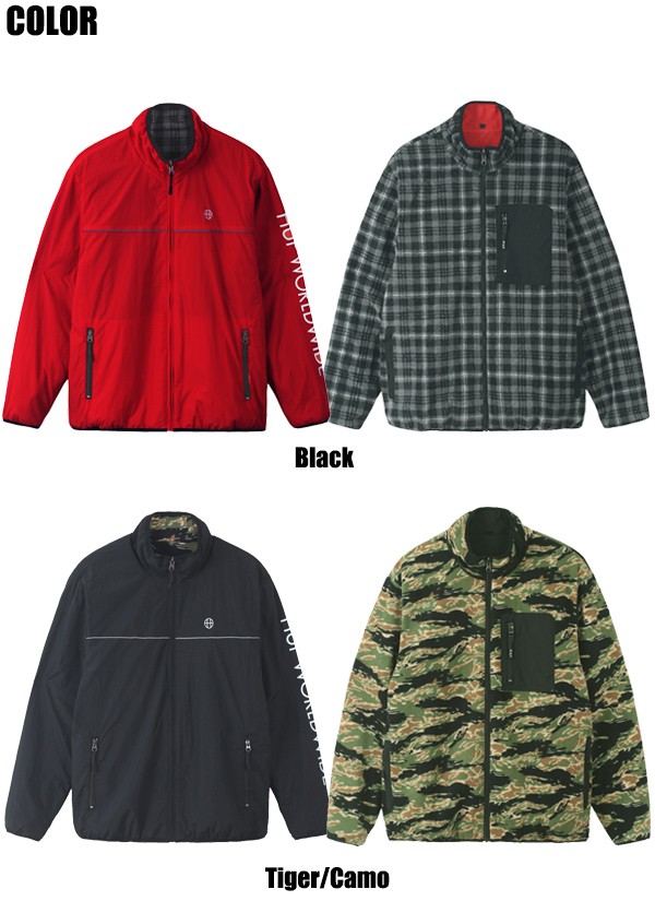 HUF（ハフ） 【並行輸入】 MILTON REV POLAR FLEECE JACKET フリース