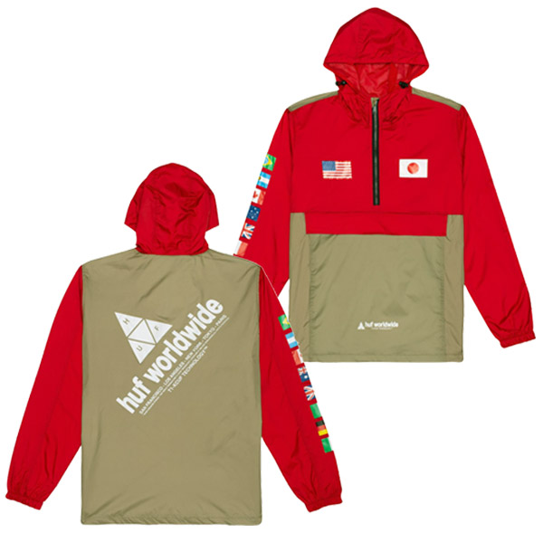 ハフ(HUF) FLAGS ANORAK JACKET/アノラック ジャケット/アウター