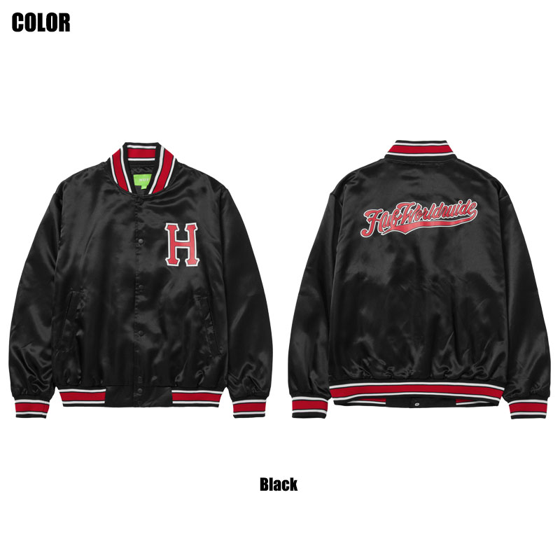 HUF（ハフ） 【並行輸入】ハフ HUF CRACKERJACK SATIN BASEBALL JACKET