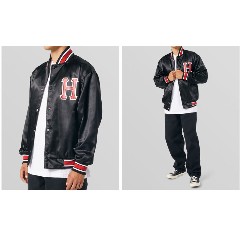 HUF（ハフ） 【並行輸入】ハフ HUF CRACKERJACK SATIN BASEBALL JACKET