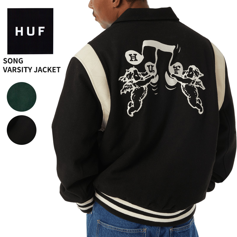 HUF ブラック スタジャン 24fw9910101.jpg