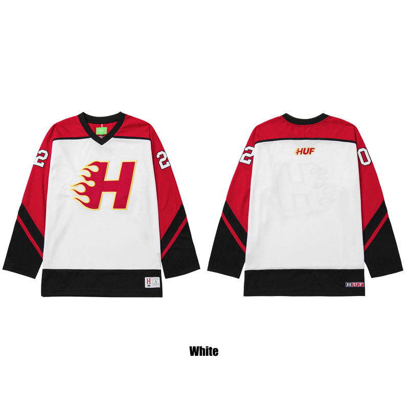 HUF 【並行輸入】ハフ ENFORCER HOCKEY JERSEY ホッケー ジャージー
