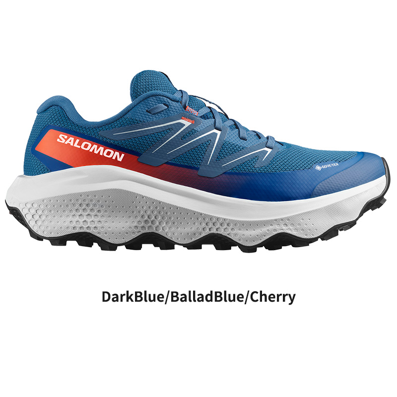サロモン メンズ 防水 トレイルランニングシューズ SALOMON ウルトラ フロー2 ゴアテックス ULTRA FLOW 2 Dark Blue / Ballad Blue / Cherry Tomato GORE-TEX L47981500 l47981500_7.jpg