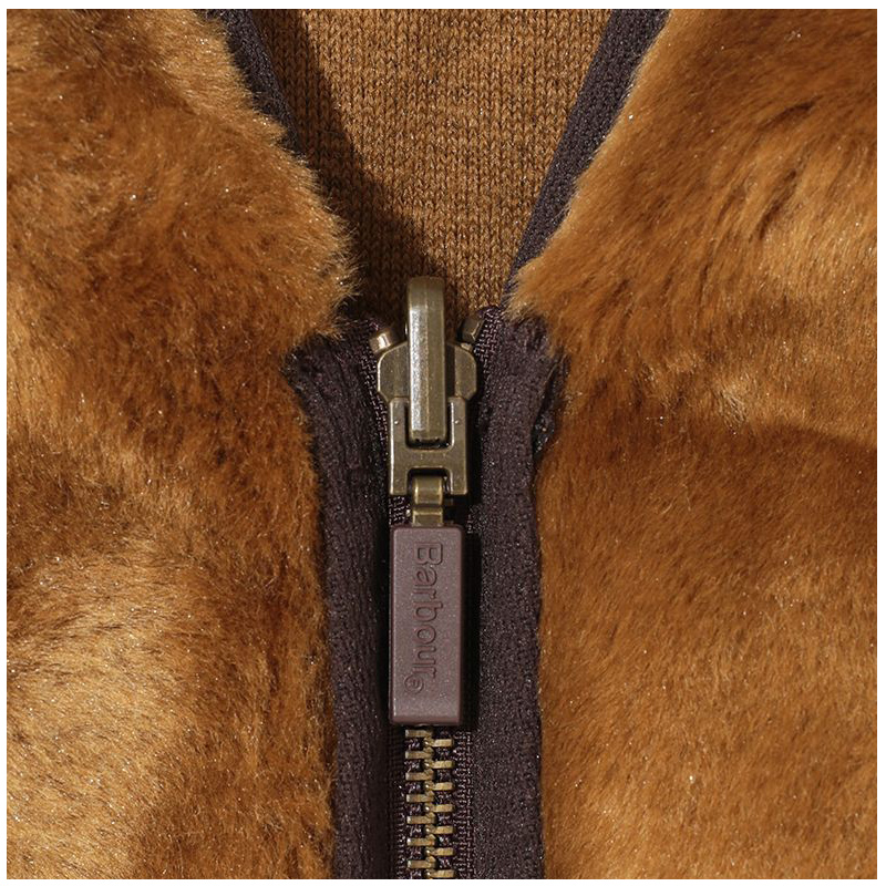 Barbour バブアー SL FUR LINER フロントジップ ファー ライナー