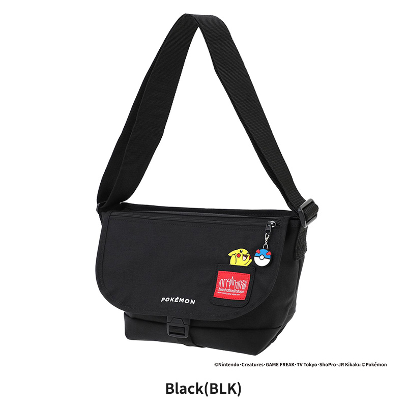 マンハッタンポーテージ ポケモン メッセンジャーバッグ 斜めがけ Manhattan Portage ピカチュウ NYLON MESSENGER BAG (SM) FZP ポケモン 25  MP1605JRFZPPKMN25 Manhattan Portage（マンハッタンポーテージ） ポケモン