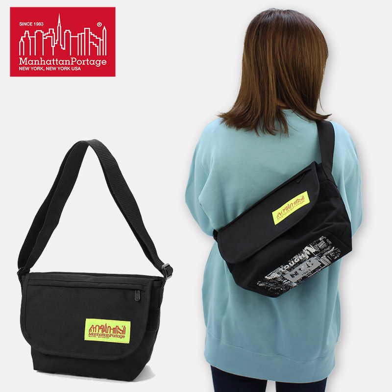 マンハッタン ポーテージ Manhattan Portage Casual Messenger Bag JR NYC Print 2021SS  MP1605JRLVLNYC21SS メッセンジャーバッグ S ショルダーバッグ [BB]