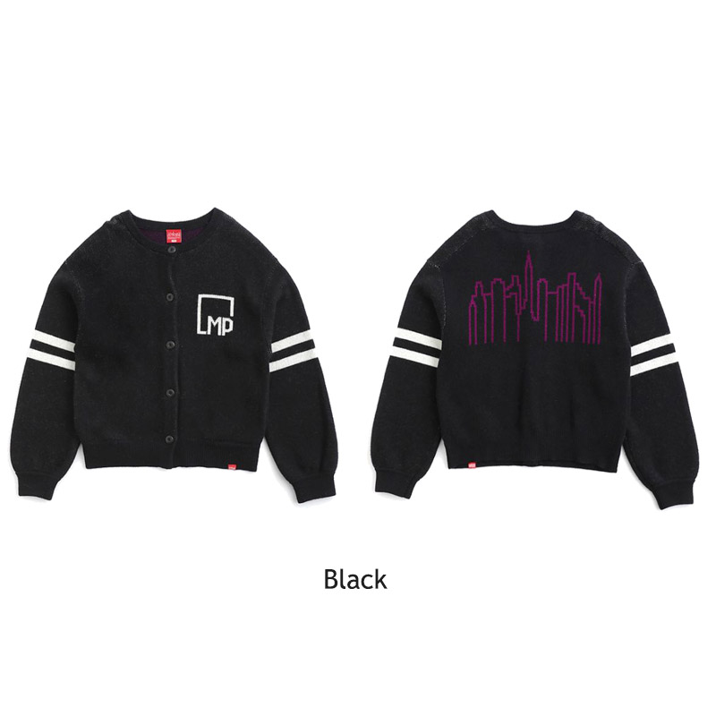 マンハッタン ポーテージ Manhattan Portage Crew Neck Jacquard Cardigan (MP-L101) ニット ジャガード カーディガン レディース Manhattan Portage マンハッタン ポーテージ Crew Neck Jacquard