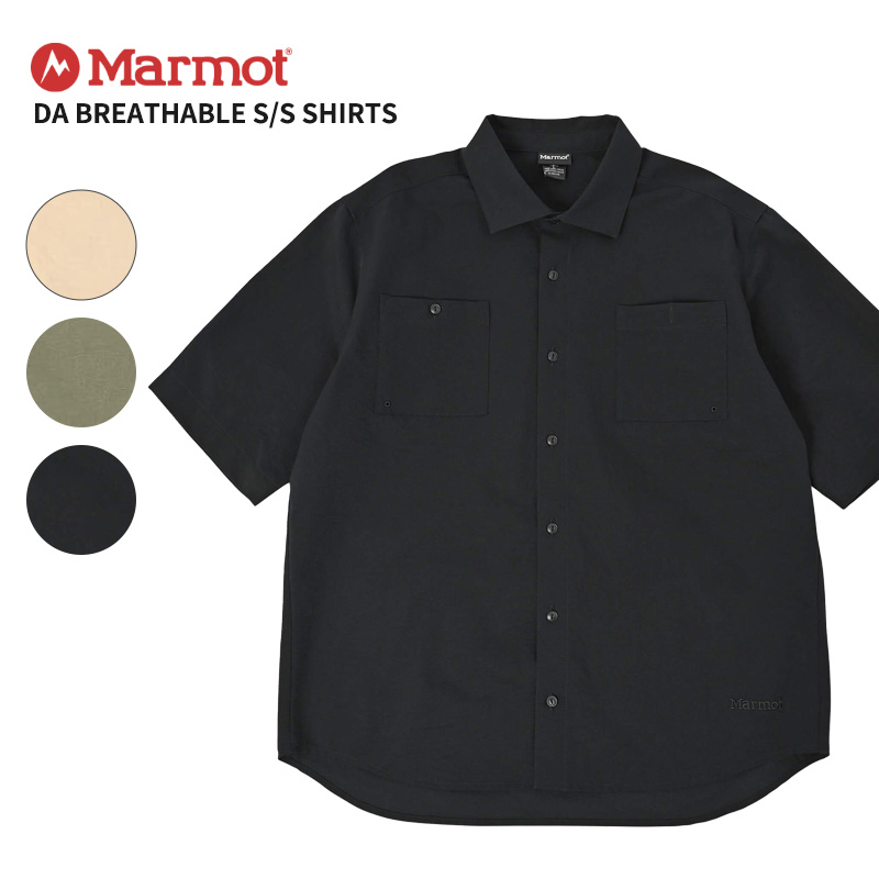 Marmot（マーモット） メンズ ストレッチ 半袖シャツ 通気性 MARMOT DA
