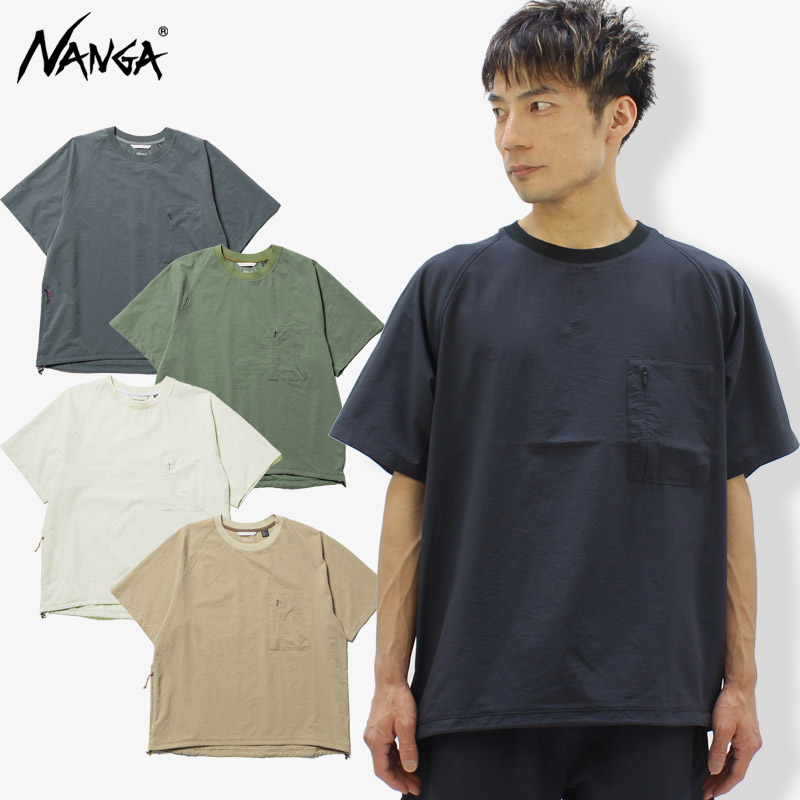 ナンガ NANGA AIR CLOTH COMFY TEE エアクロスコンフィー ティー 半袖T 