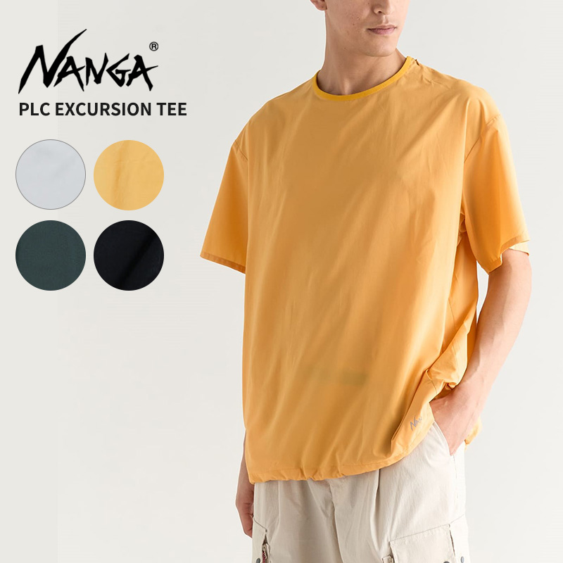 ナンガ ユニセックス 超軽量 パッカブルTシャツ PLC エクスカーション 半袖 トップス カットソー N2500-1P403A NANGA（ナンガ） ユニセックス 超軽量 パッカブルTシャツ PLC