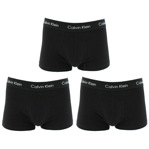 カルバンクライン Calvin Klein 3枚組 コットン ストレッチ ローライズ ボクサーパンツ...