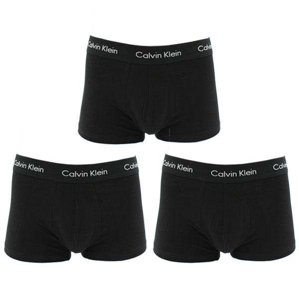 カルバンクライン Calvin Klein 3枚組 コットン ストレッチ ローライズ ボクサーパンツ 3枚セット アンダーウェア メンズ 男性下着[AA]｜neo｜02